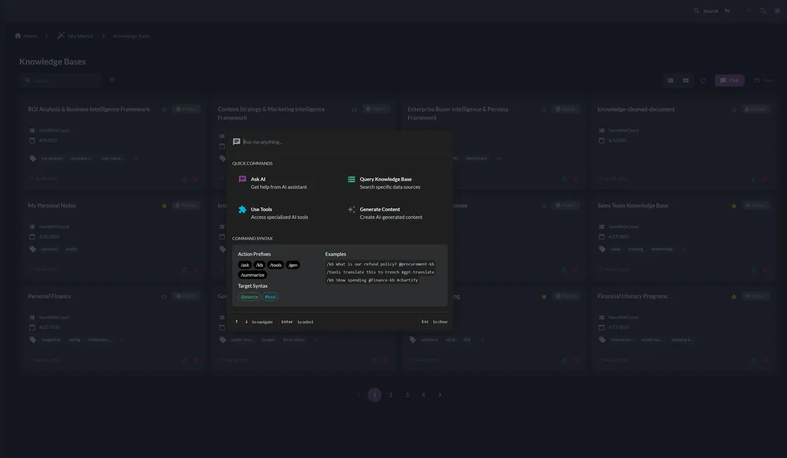 AI platform that works at business speed.
